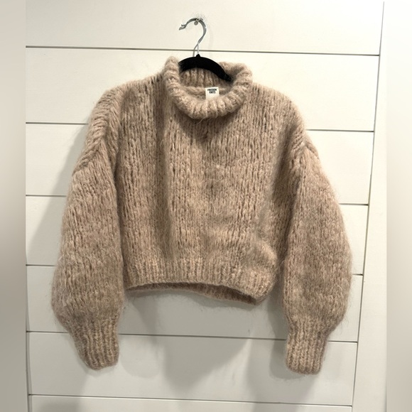 Frisson Knits Isabella sweater in nude buff - Picture 6 of 8